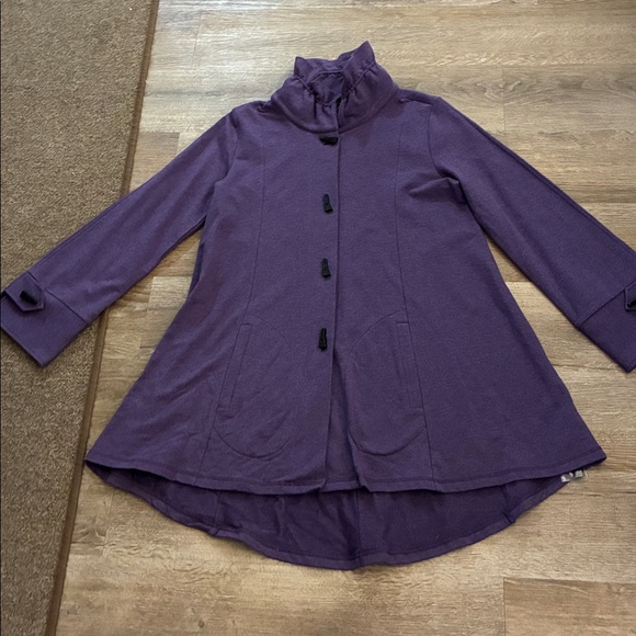 Soft Surroundings Jackets & Blazers - Soft Surroundings Purple Topper